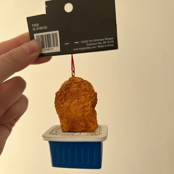 “Awesome Sauce” Chicken Nugget Ornament (NWT – The Christmas Shoppe) - Picture 6 of 7